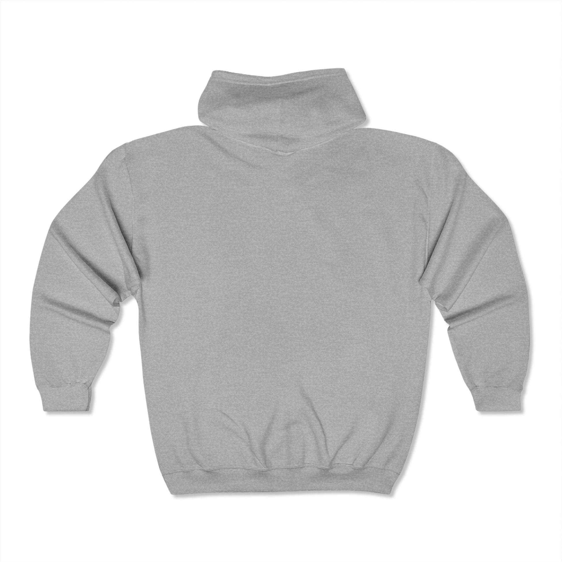 Legends Don't Give Up - Unisex Heavy Blend™ Full Zip Hooded Sweatshirt - Creatively Designed Shop