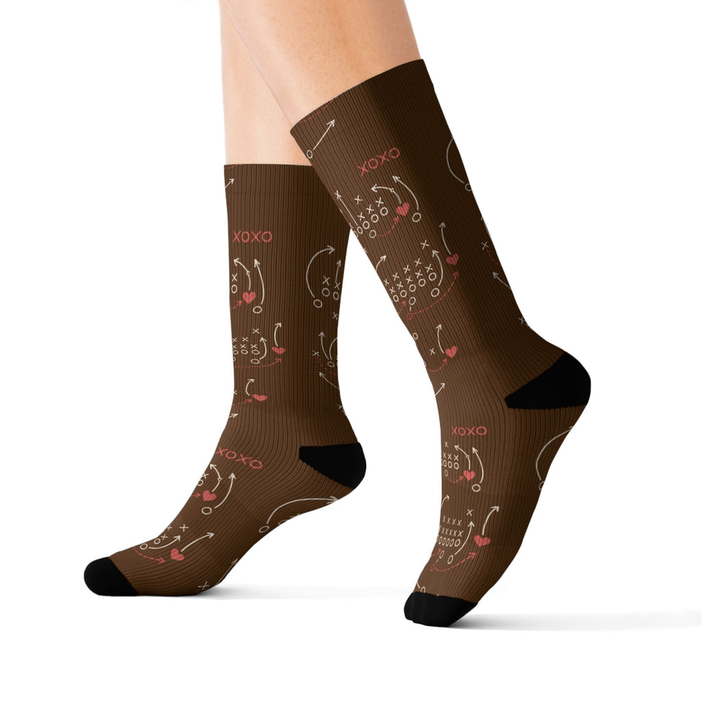 Football Playbook Socks