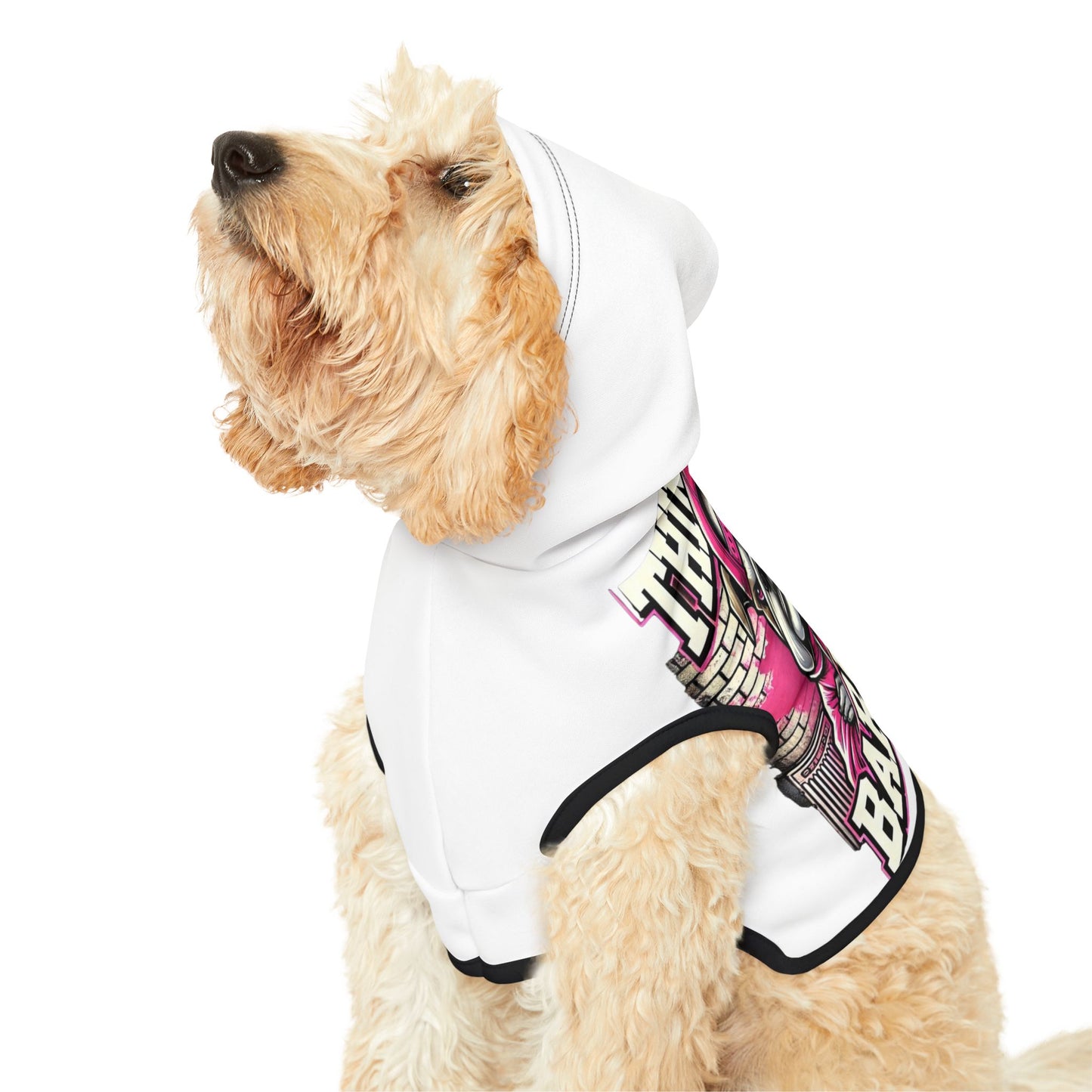 Think Pink Bark Loud - Pet Hoodie
