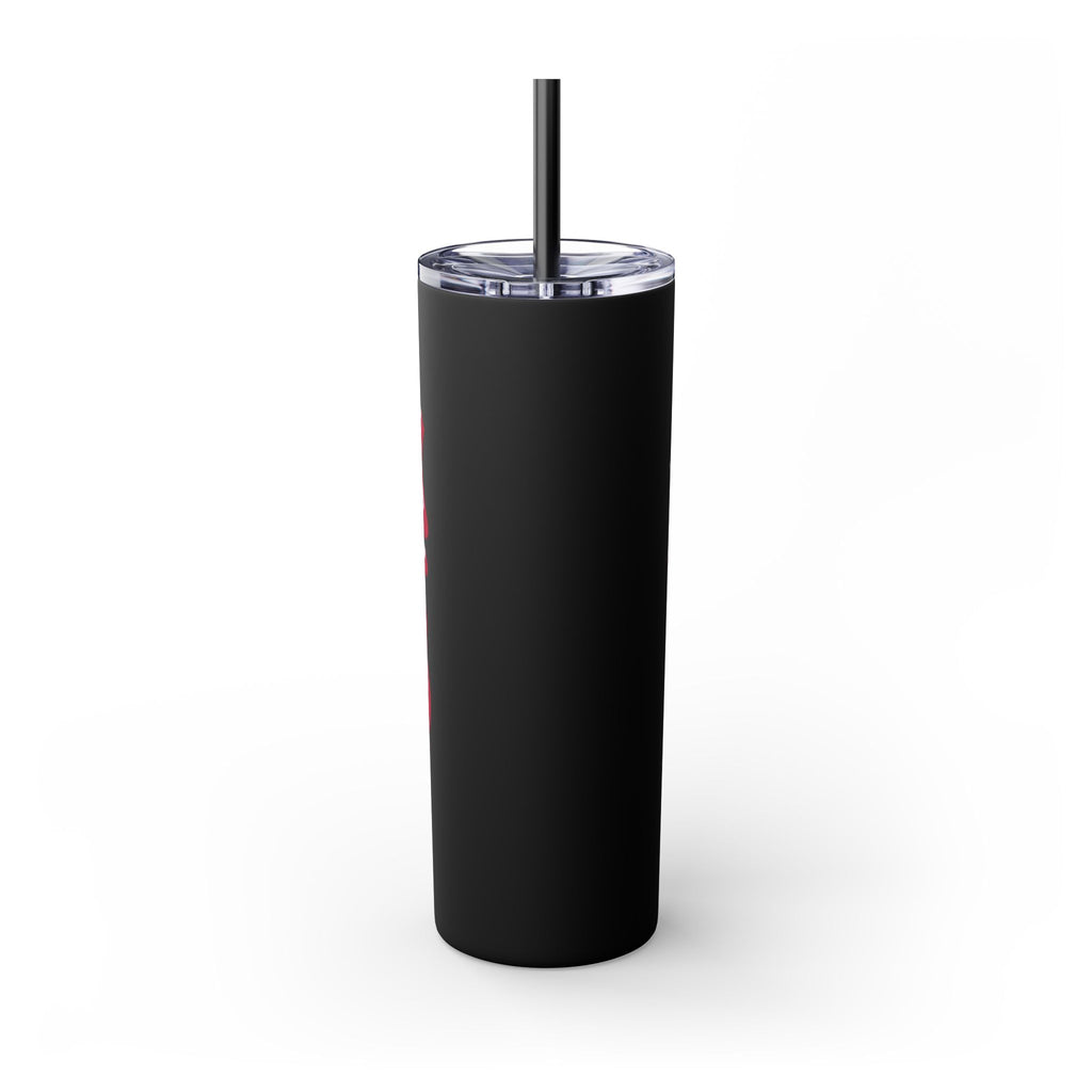 Drink Like A Boss - Skinny Tumbler with Straw, 20oz