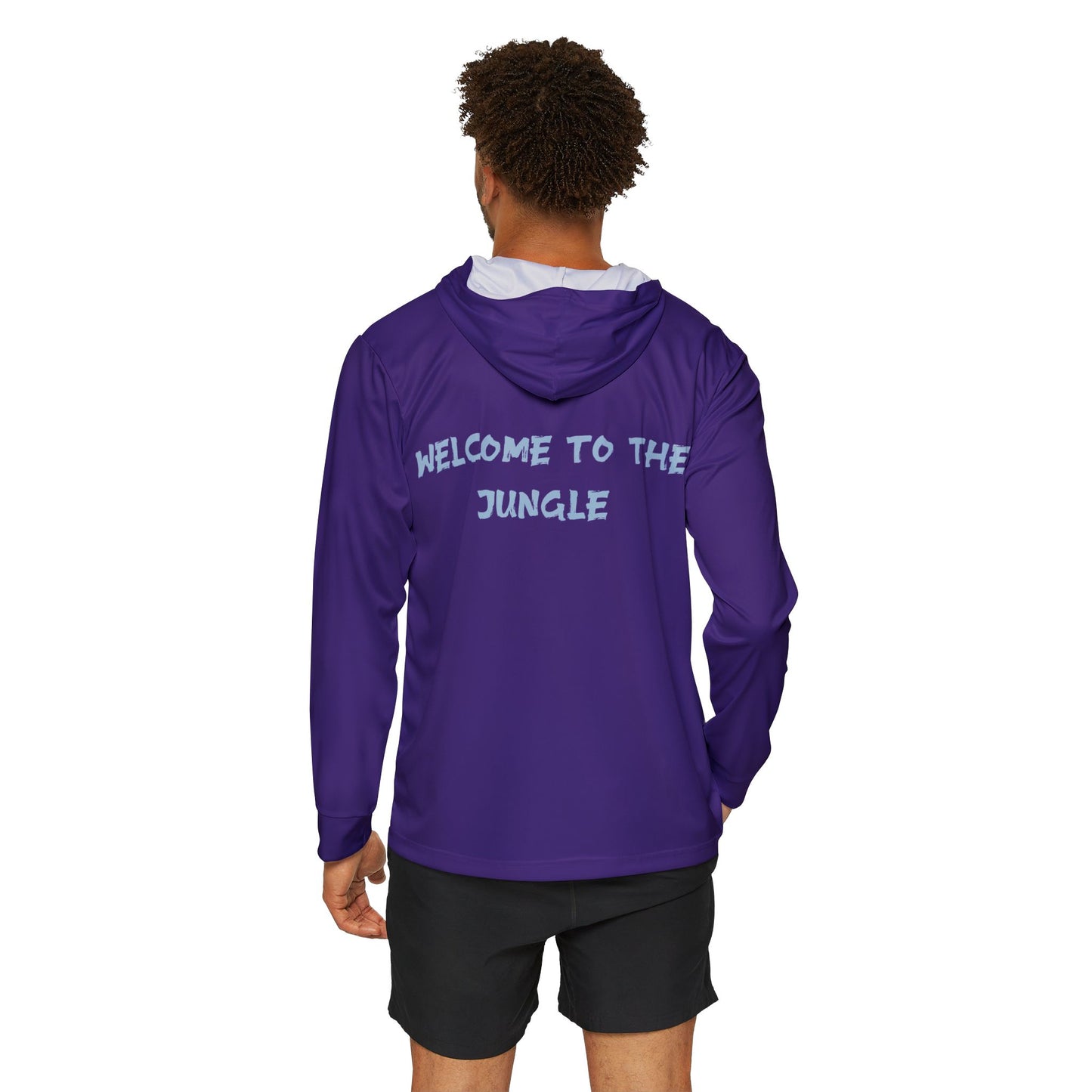 Georgia Gorillas (Purple) - Men's Sports Warmup Hoodie (AOP) - Creatively Designed Shop