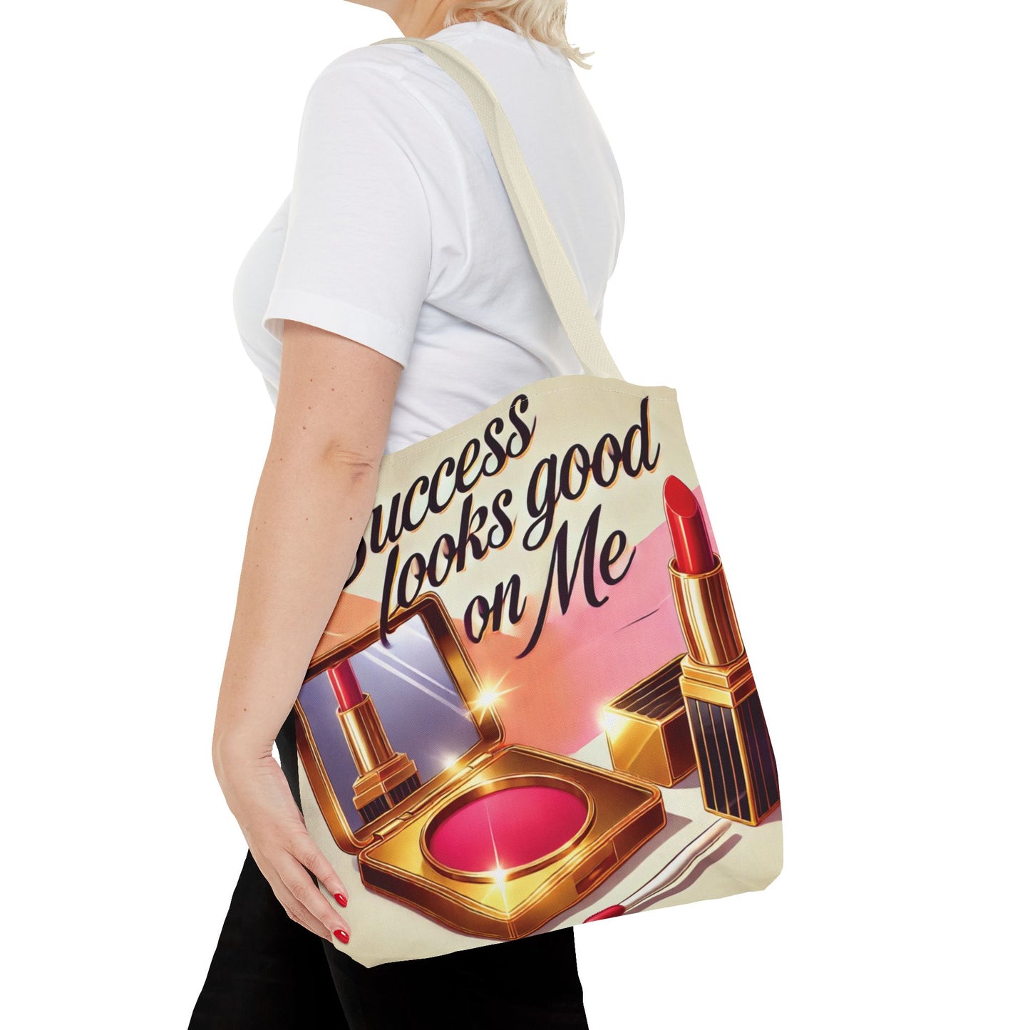 "Success Looks Good On Me" - Tote Bag (AOP)