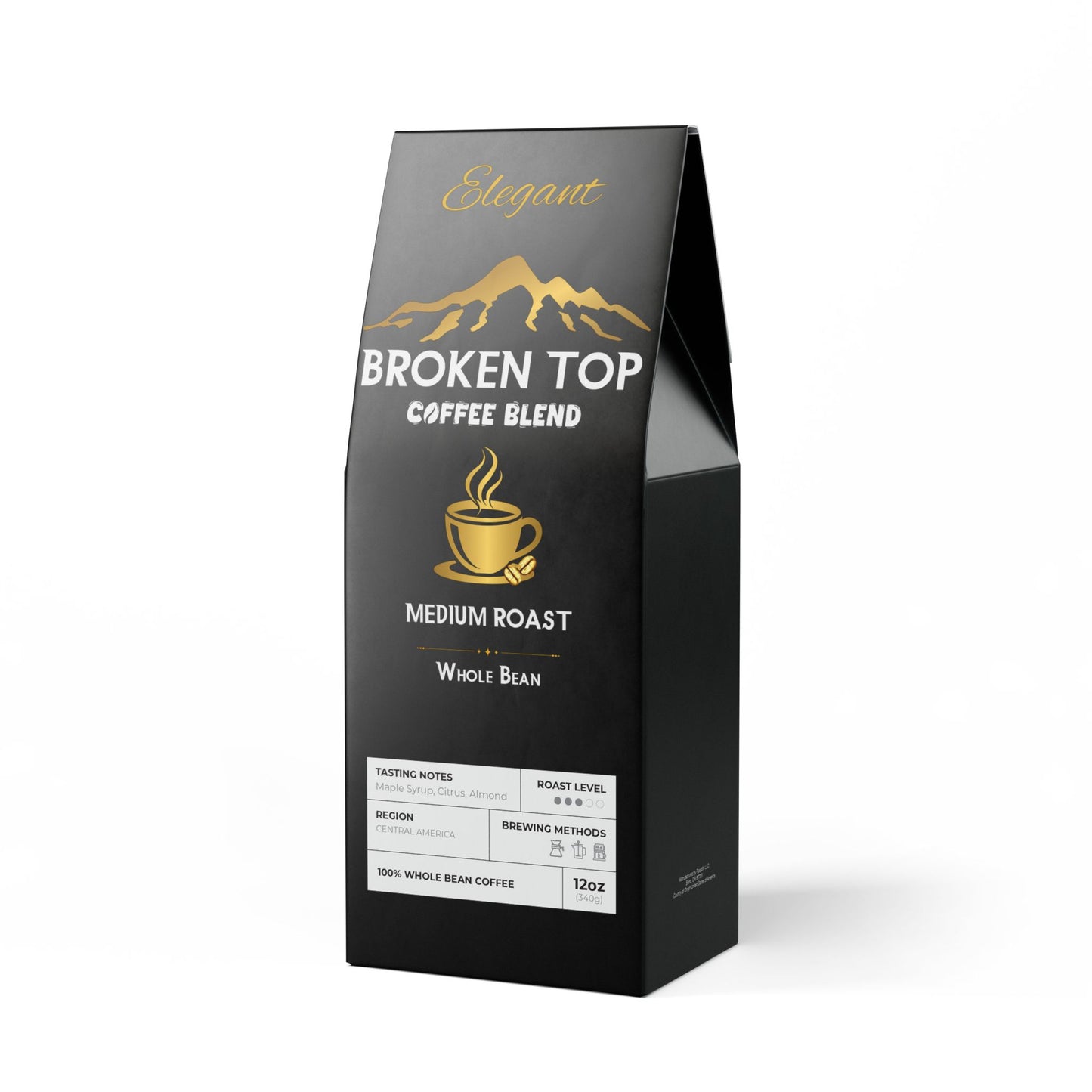 Elegant Broken Top Coffee Blend (Medium Roast)