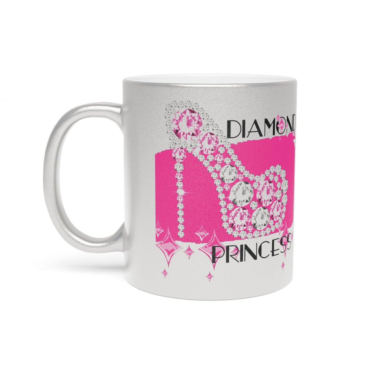 Diamond Princess - Metallic Mug (Silver) - Creatively Designed Shop