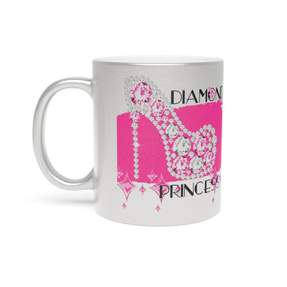 Diamond Princess - Metallic Mug (Silver) - Creatively Designed Shop