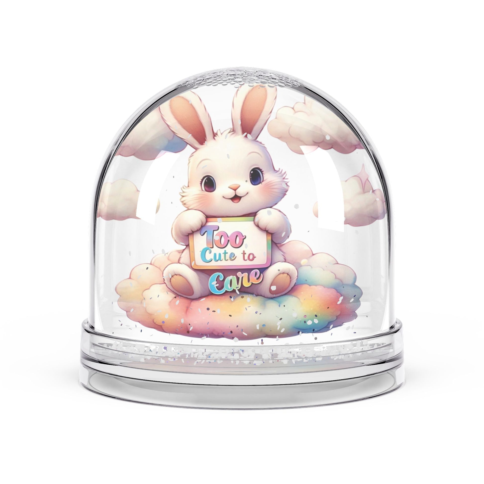 Too Cute to Care - Love Snow Globe - Creatively Designed Shop