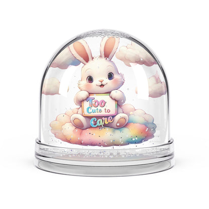 Too Cute to Care - Love Snow Globe - Creatively Designed Shop