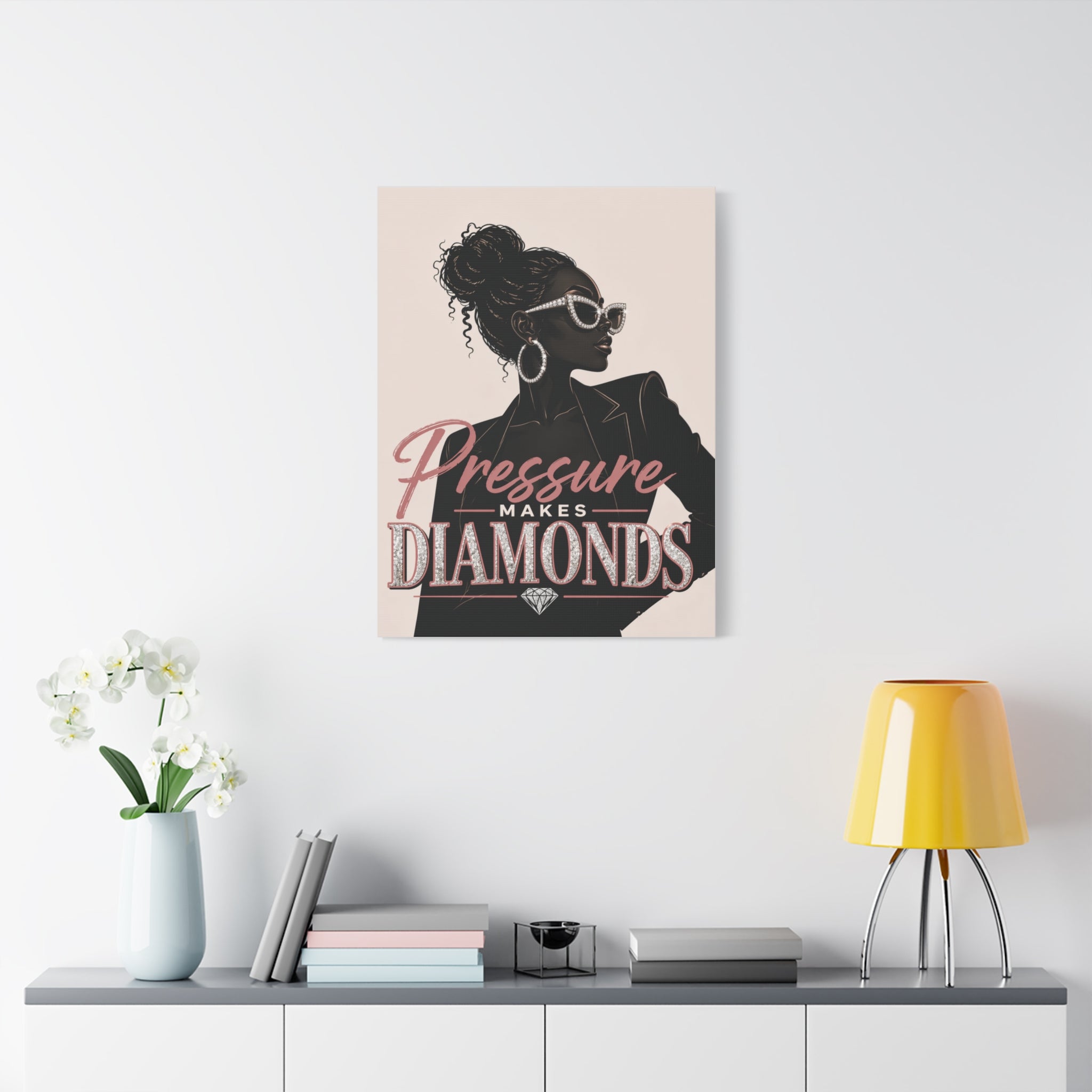 Pressure Makes Diamonds - Matte Canvas Wall Art