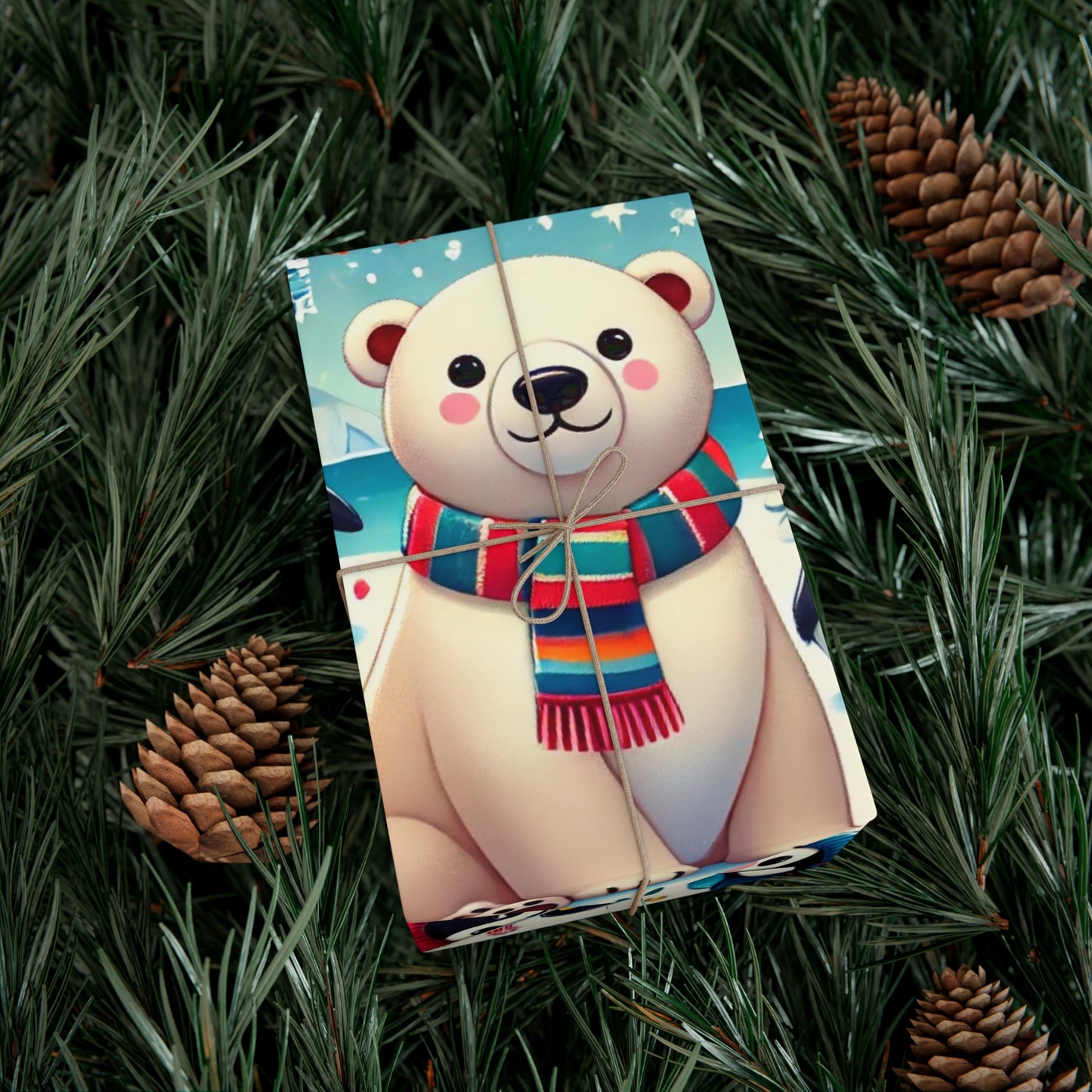 Penguins & Polar Bears - Gift Wrap Papers - Creatively Designed Shop