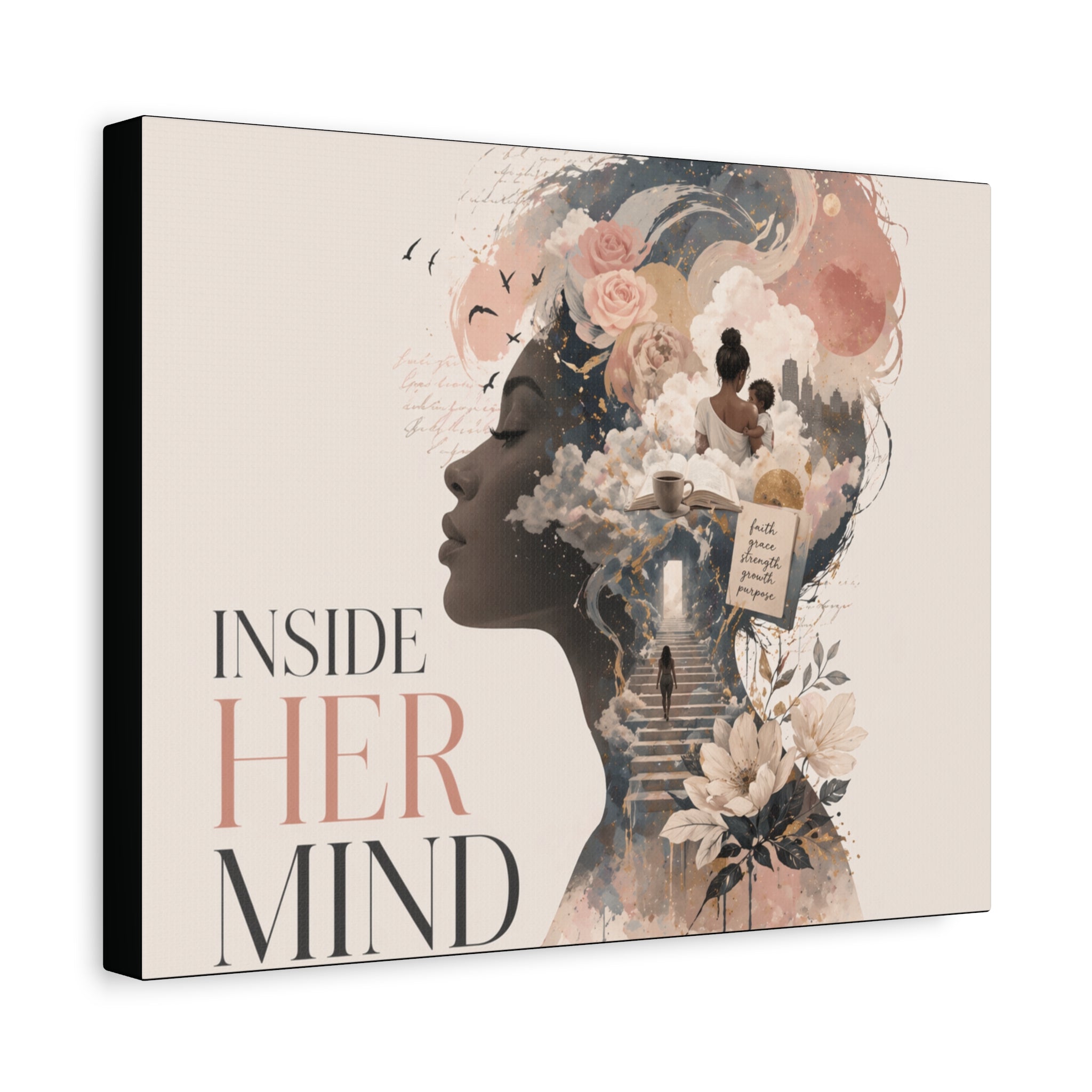 Inside Her Mind - Matte Canvas Wall Art