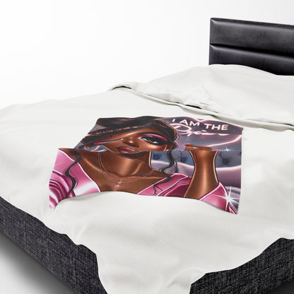 I Am the Prize - Velveteen Plush Blanket