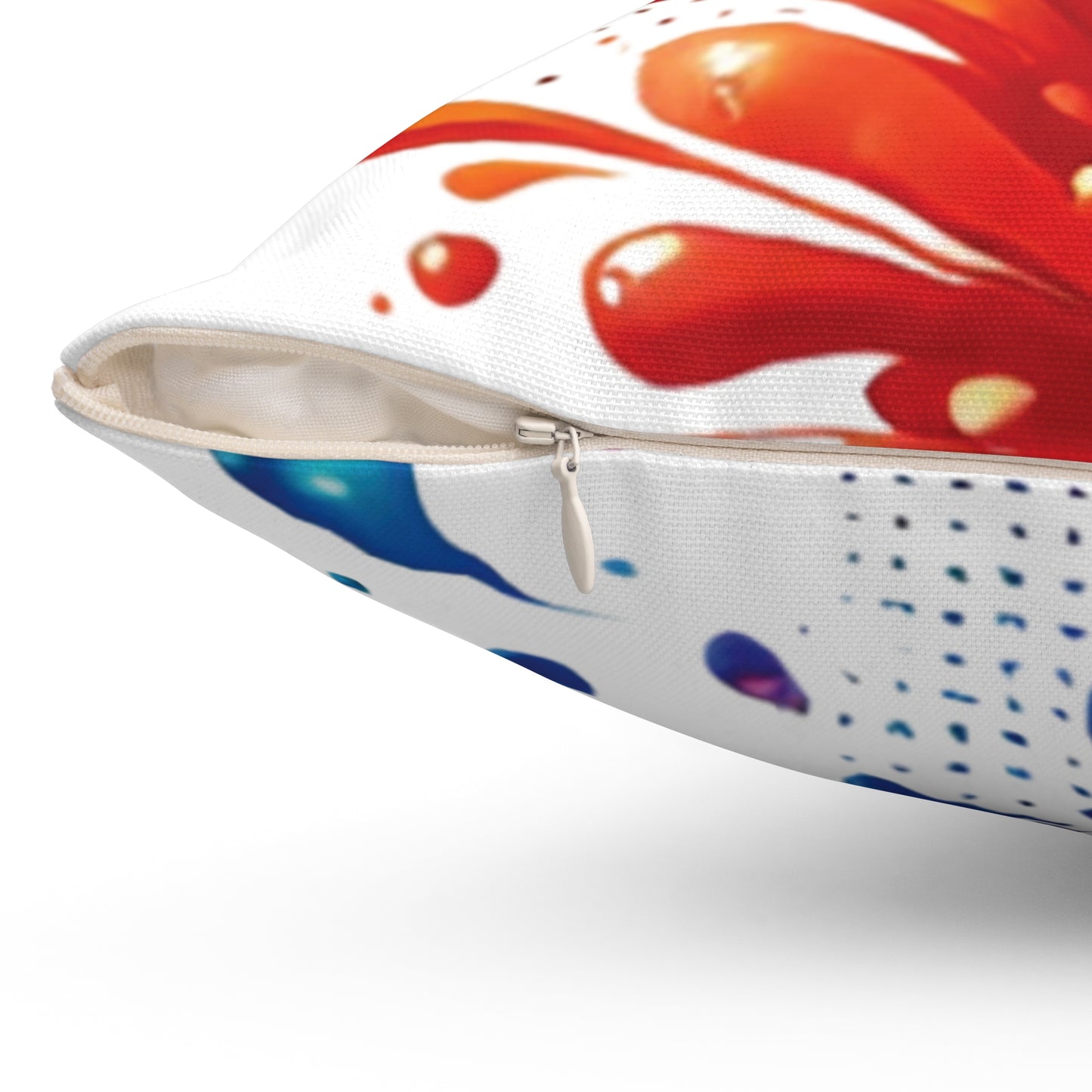 Color Splash - Spun Polyester Square Pillow