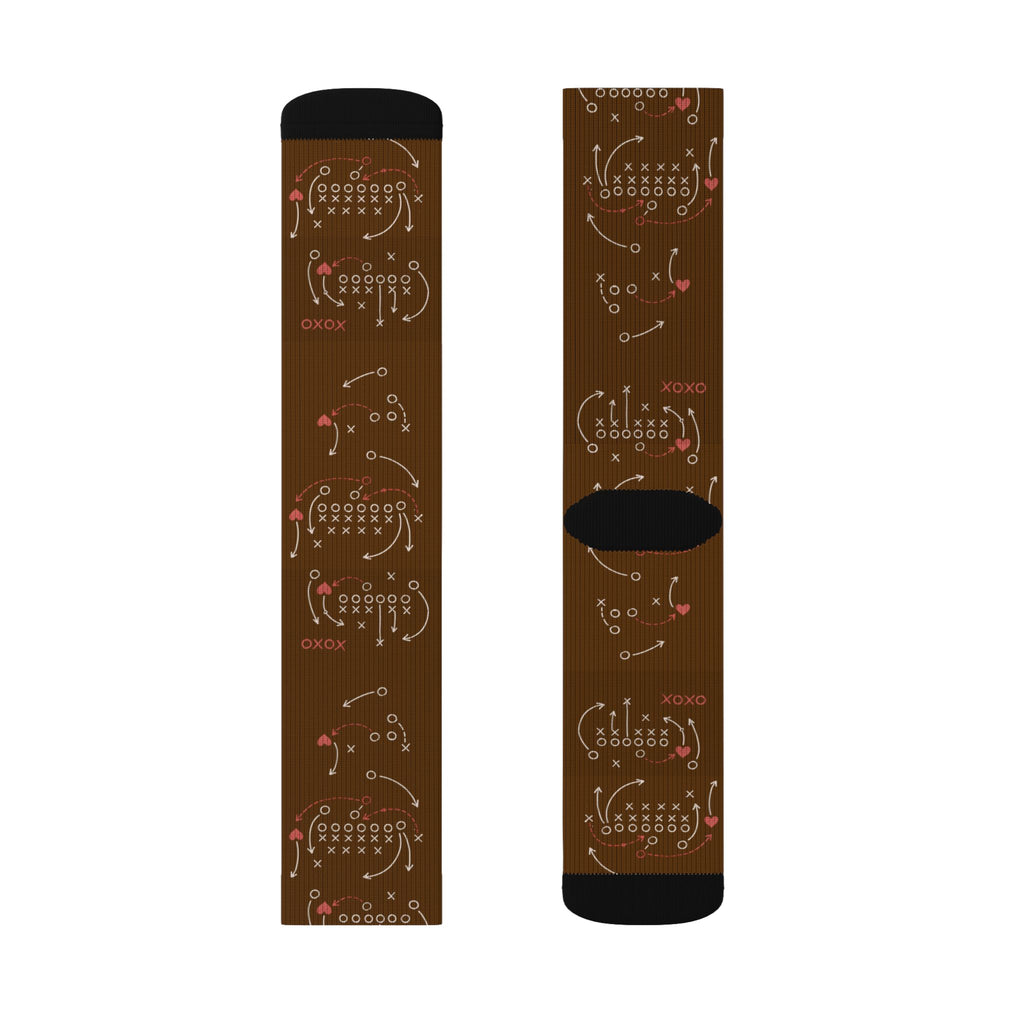 Football Playbook Socks