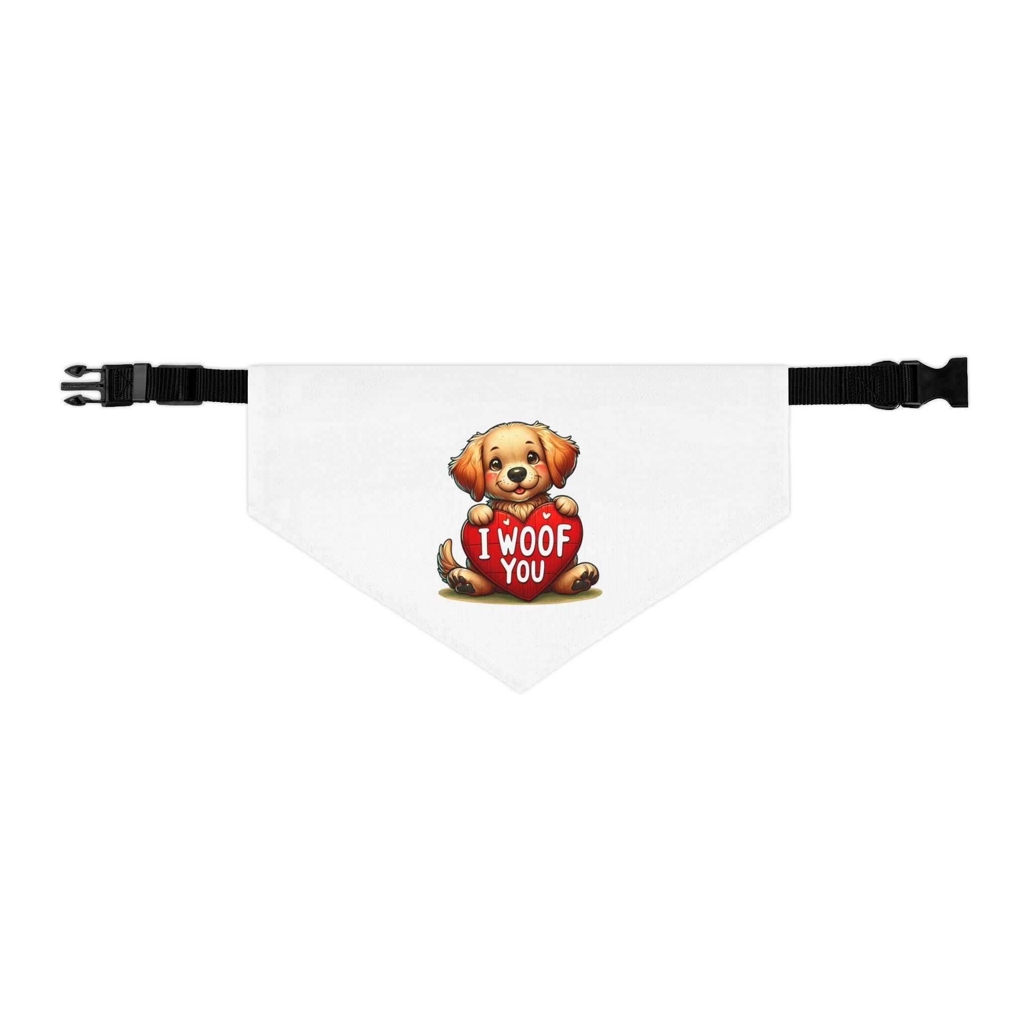 I Woof You - Pet Bandana Collar