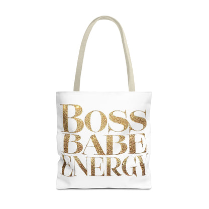 Boss Babe Energy - Tote Bag (AOP) - Creatively Designed Shop