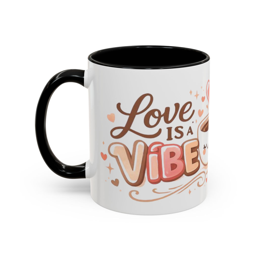 Love Is a Vibe – Accent Coffee Mug