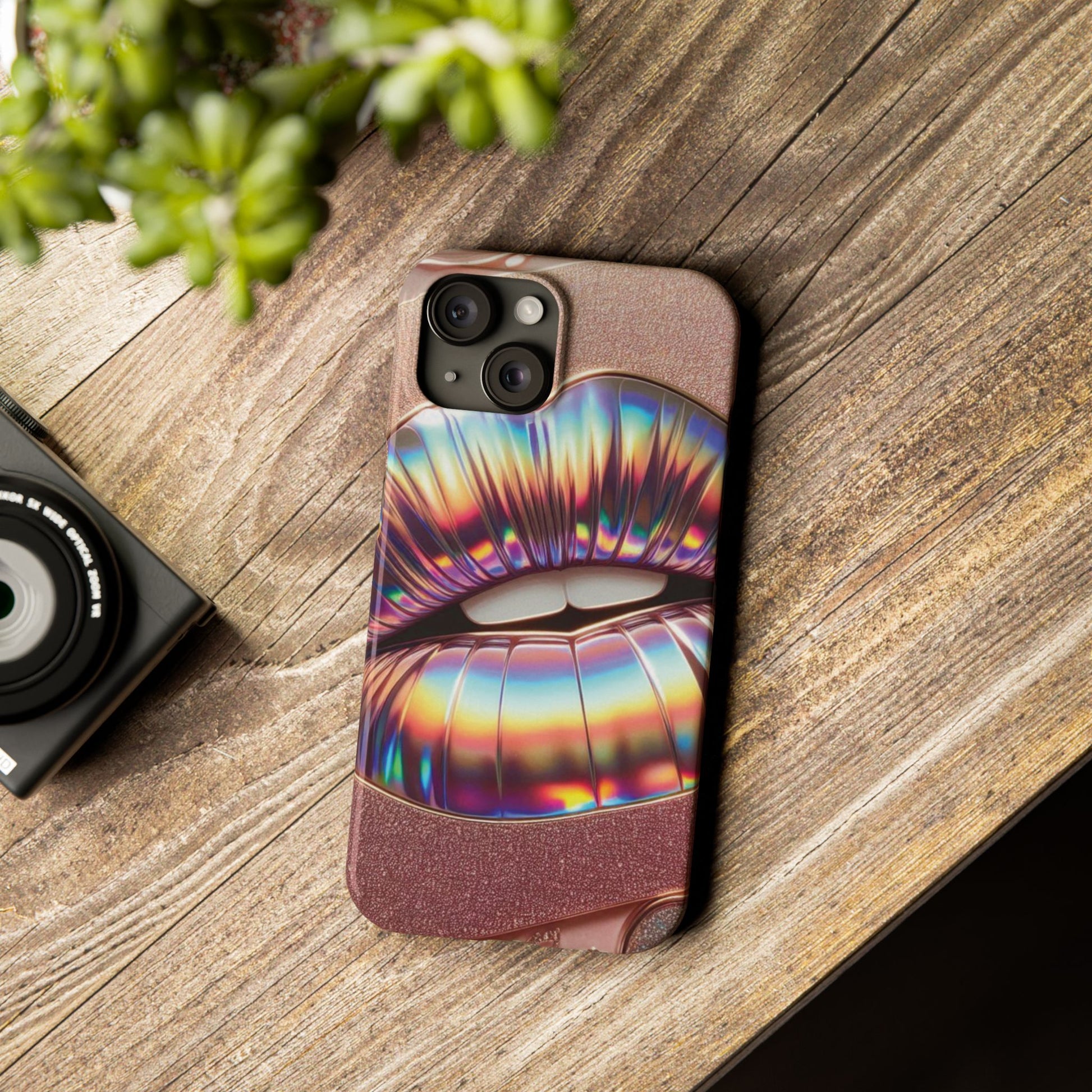 "Bronze Kiss" - Slim Phone Cases - Creatively Designed Shop