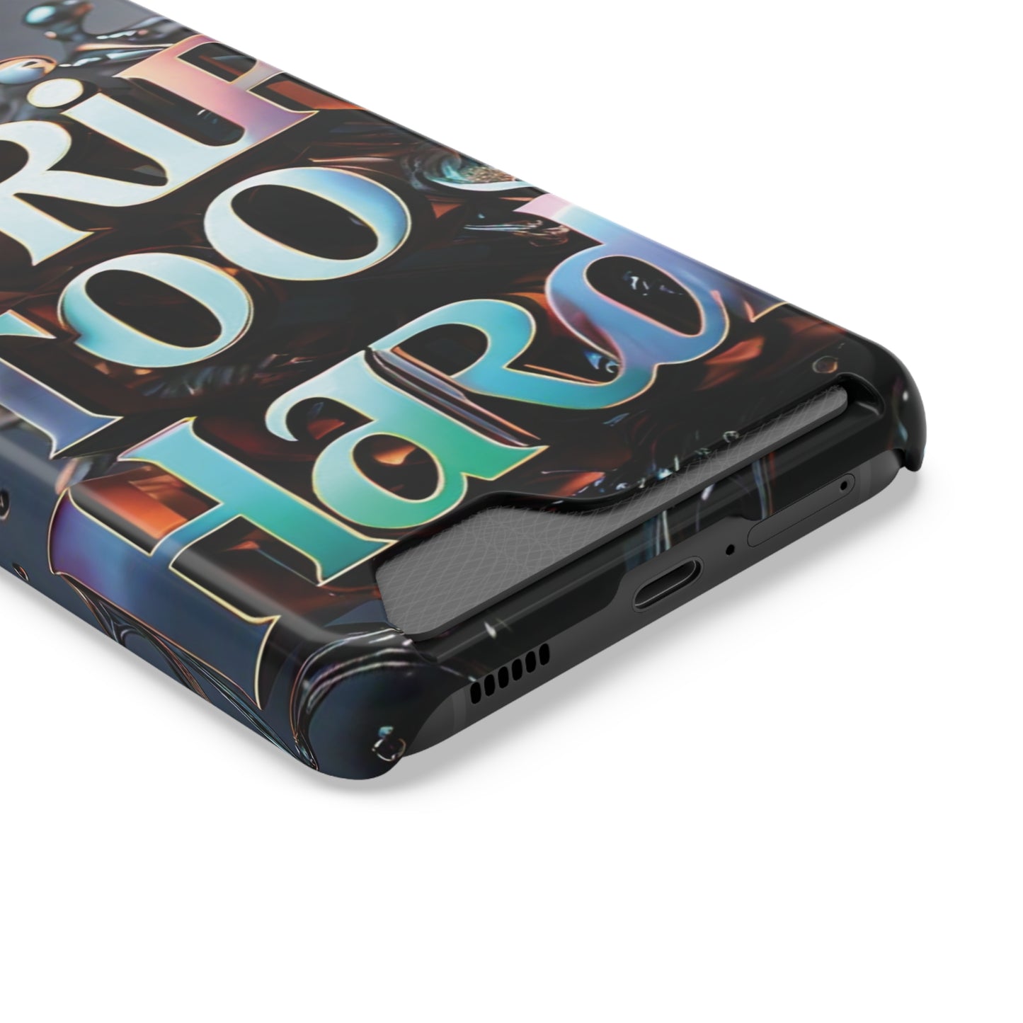 "Drip Too Hard" - Phone Case With Card Holder