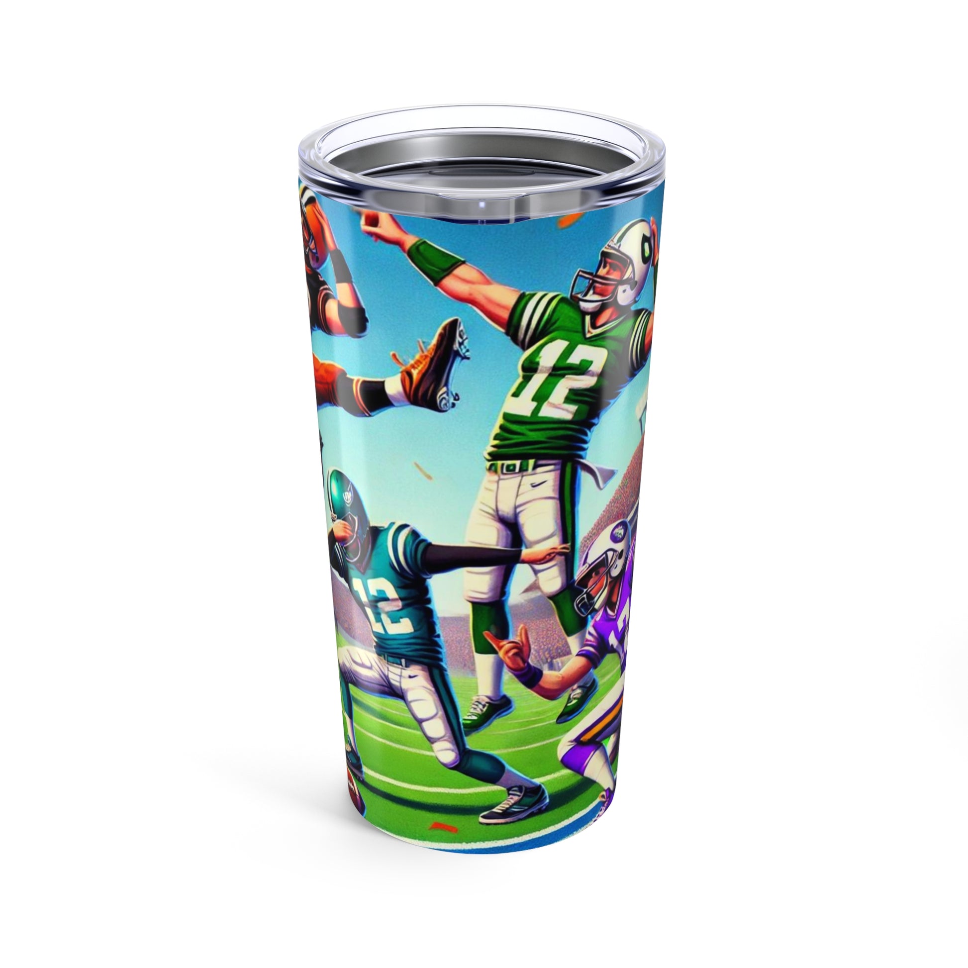 Dancing in the Endzone - Tumbler 20oz - Creatively Designed Shop