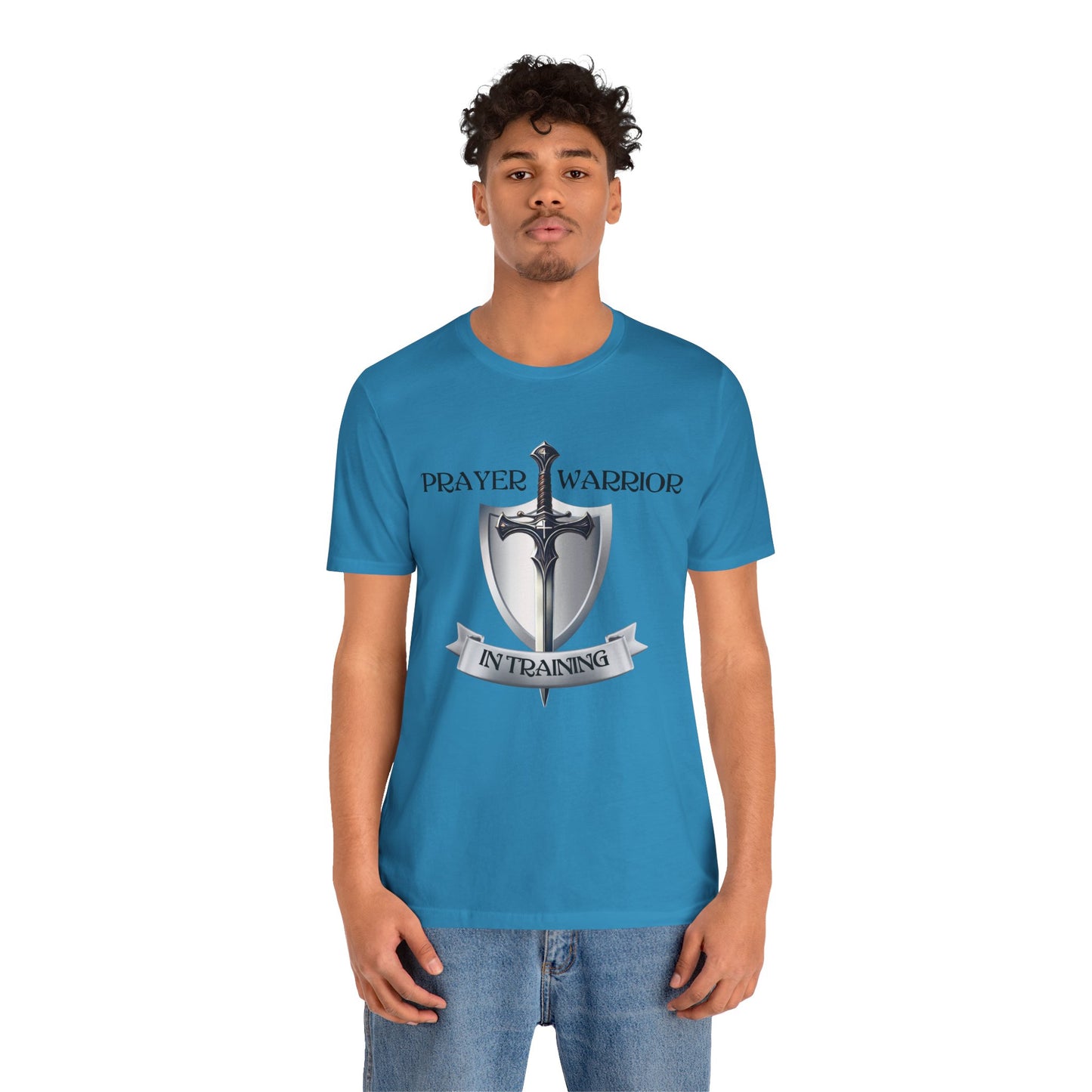 Prayer Warrior in Training - Unisex Jersey Short Sleeve Tee