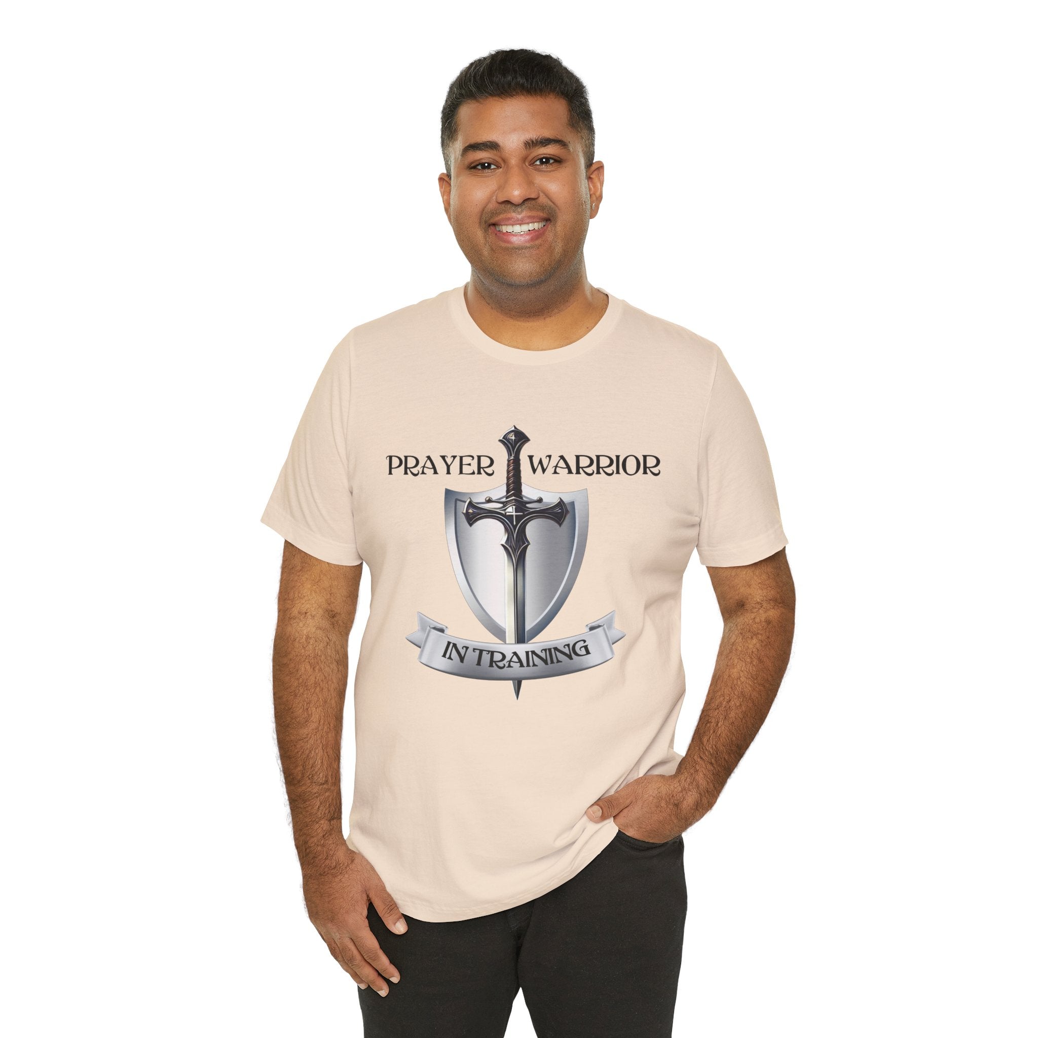 Prayer Warrior in Training - Unisex Jersey Short Sleeve Tee