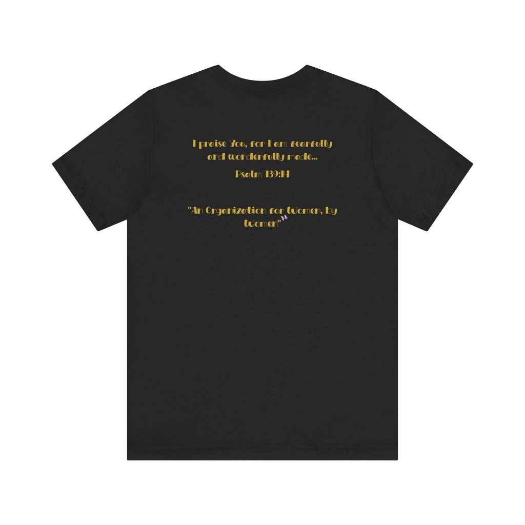 Sisters Empowering Sisters – Crown & Butterfly - Unisex Jersey Short Sleeve Tee