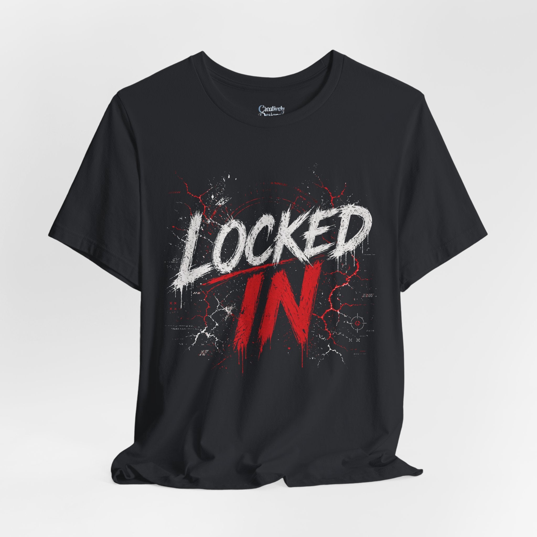 Locked In (Red) - Jersey Short Sleeve Tee