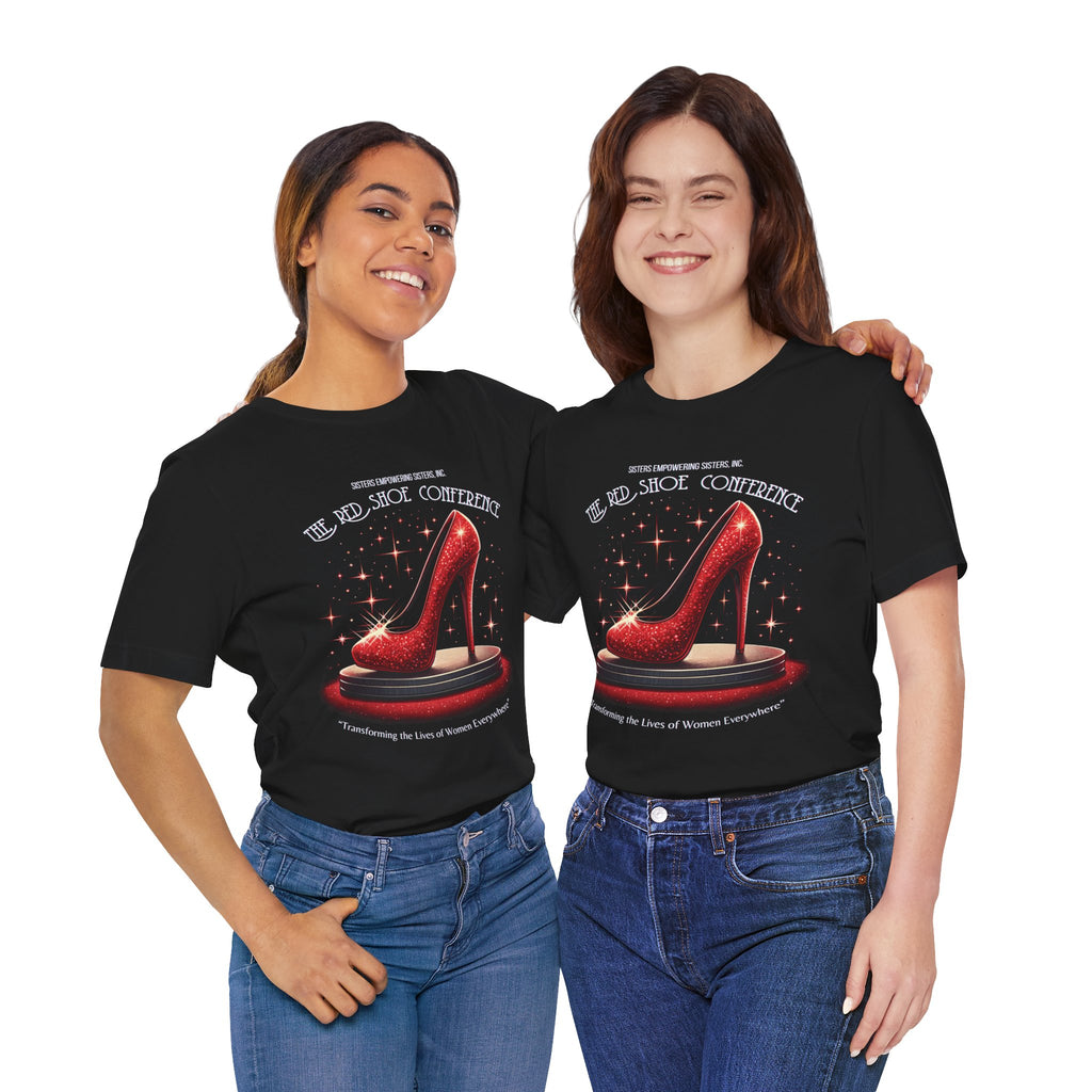 SES "The Red Shoe Conference" - Unisex Jersey Short Sleeve Tee