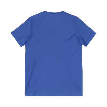 Vibe Checked Passed - Unisex Jersey Short Sleeve V-Neck Tee