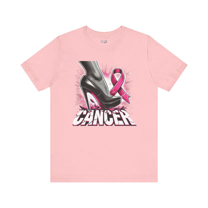 Stepping on Cancer - Unisex Jersey Short Sleeve Tee