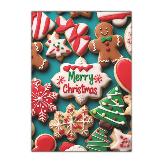 Christmas Cookies & Treats - Gift Wrapping Paper Sheets, 1pc