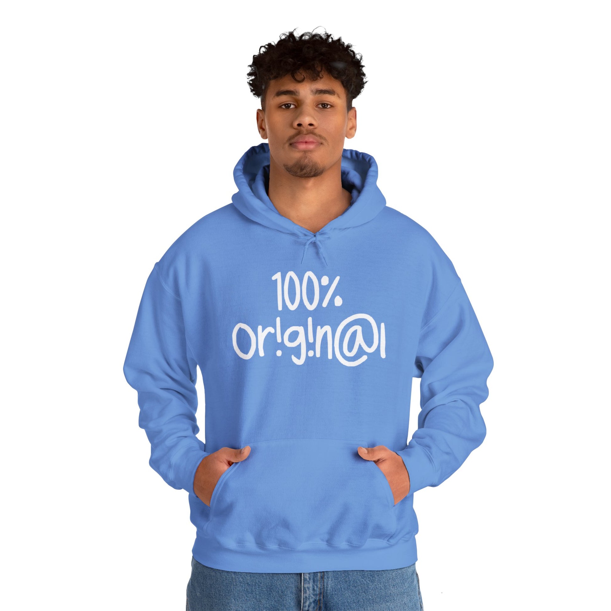 "100% Or!g!n@l" - Unisex Heavy Blend™ Hooded Sweatshirt - Creatively Designed Shop