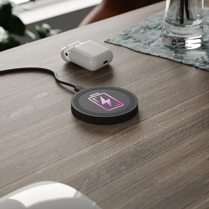 Charging Icon (Pink) - Quake Wireless Charging Pad - Creatively Designed Shop