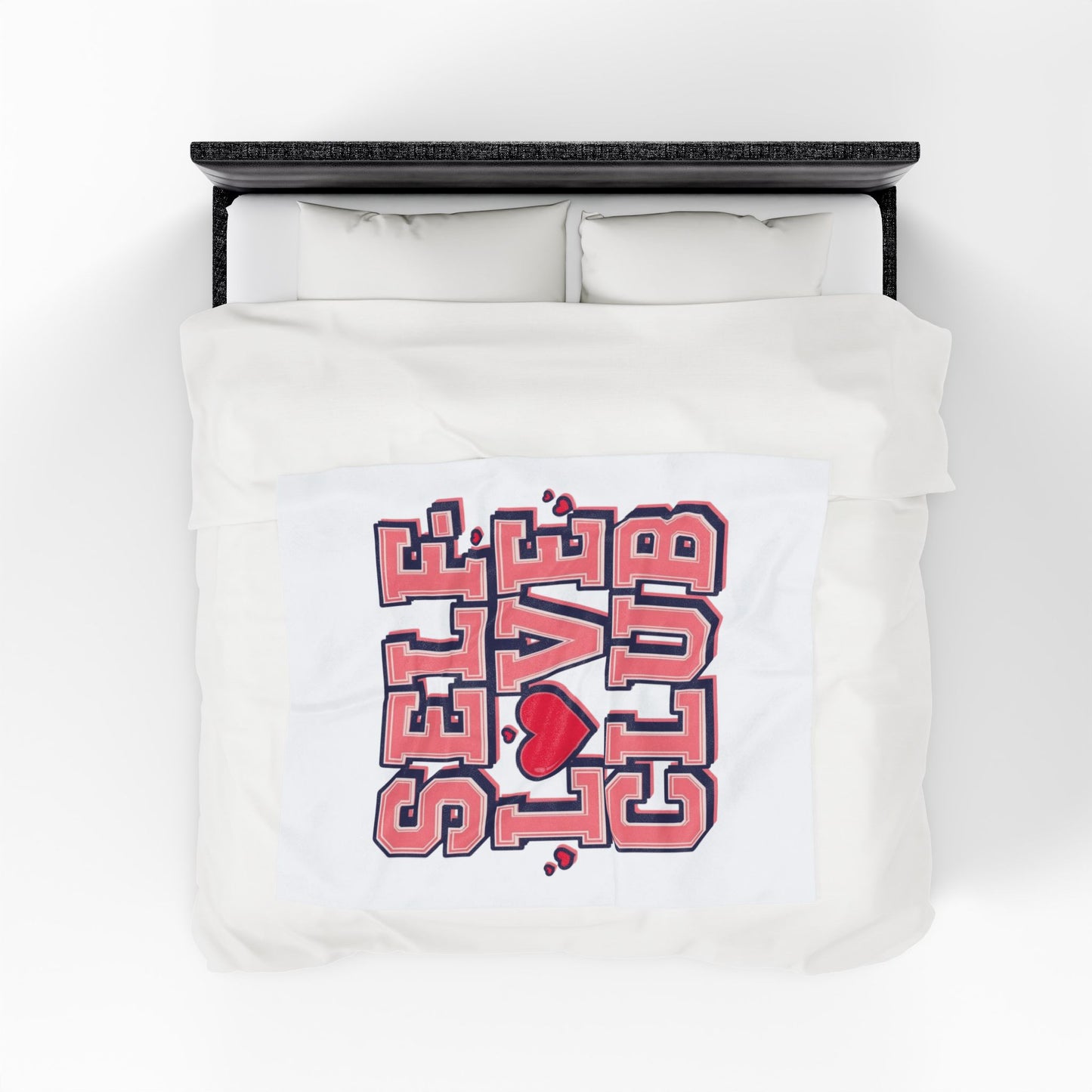 Self-Love Club – Plush Velveteen Blanket