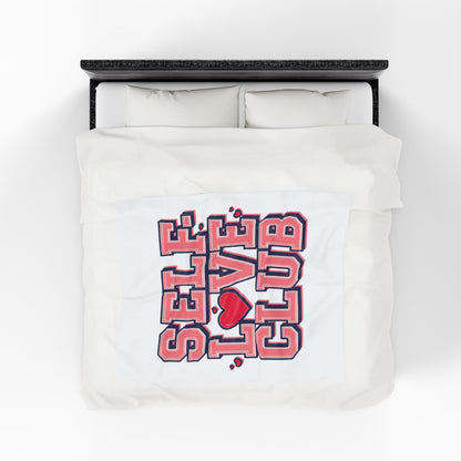 Self-Love Club – Plush Velveteen Blanket