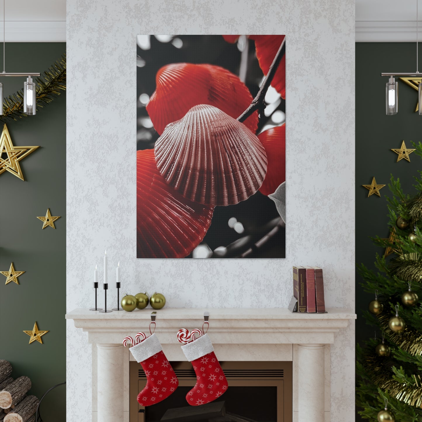 Red Shells - Canvas Gallery Wraps