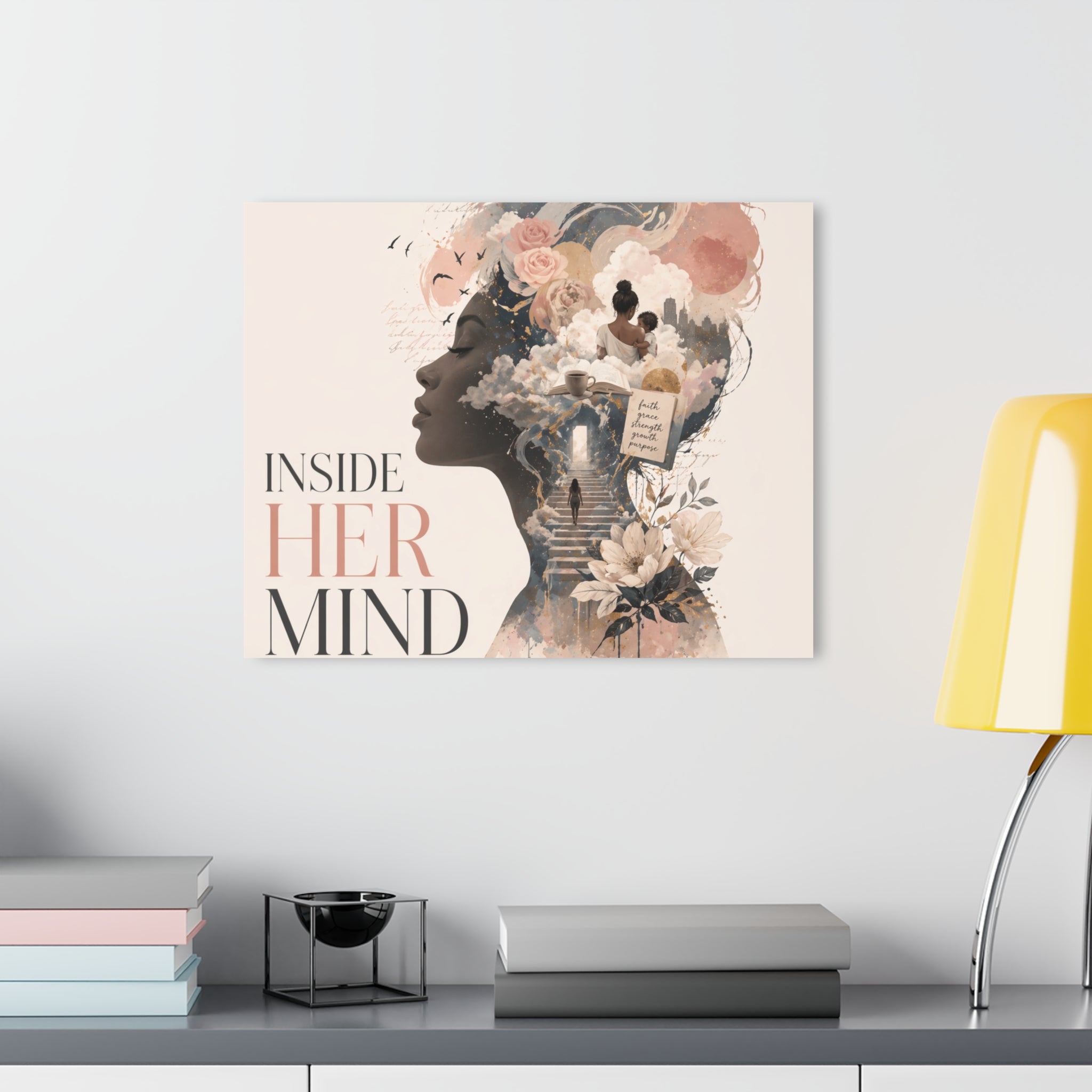 Inside Her Mind - Acrylic Prints (French Cleat Hanging)