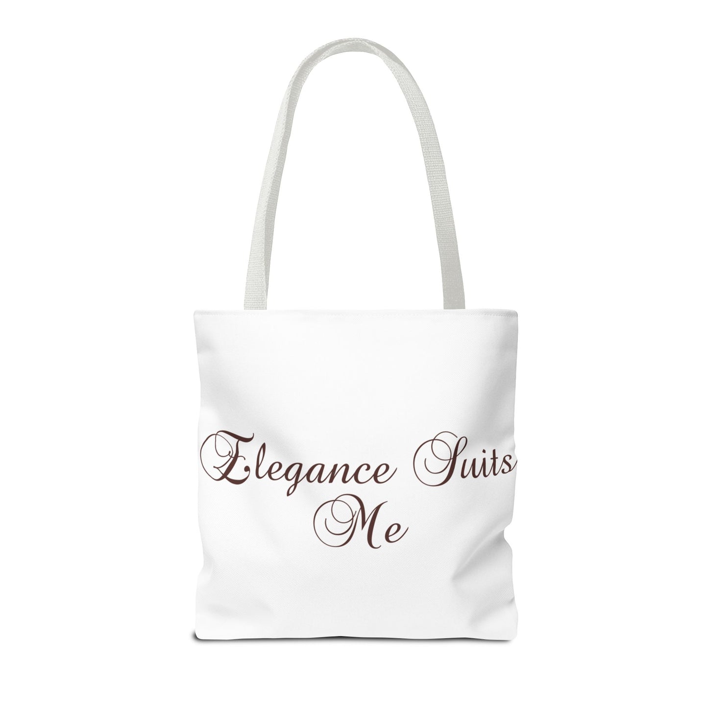 "Elegance Suits Me" (Purple) - Tote Bag (AOP)