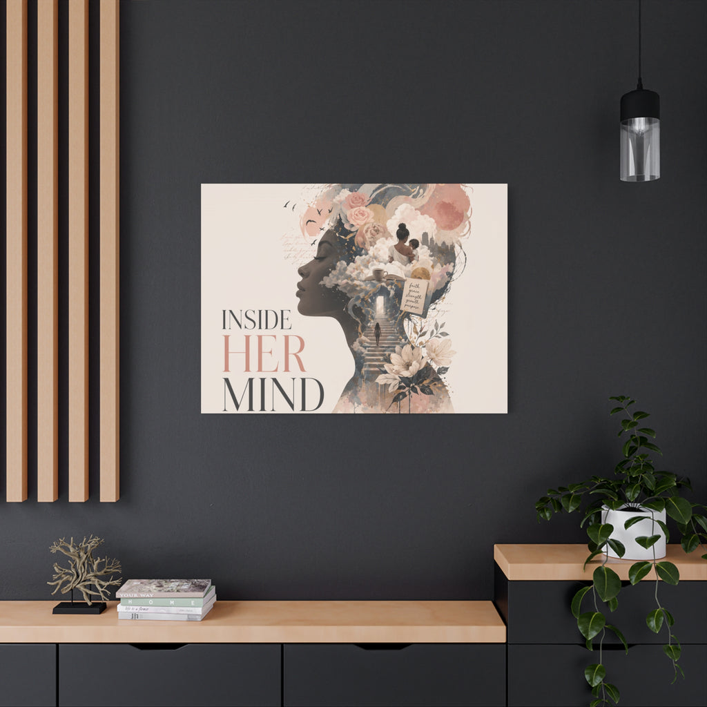 Inside Her Mind - Matte Canvas Wall Art