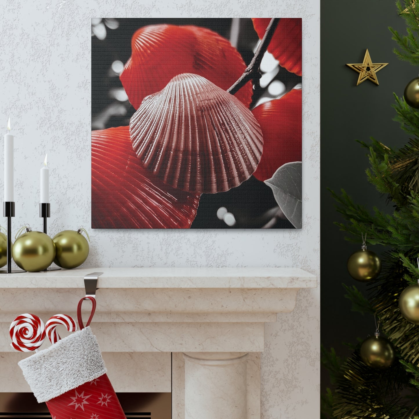 Red Shells - Canvas Gallery Wraps