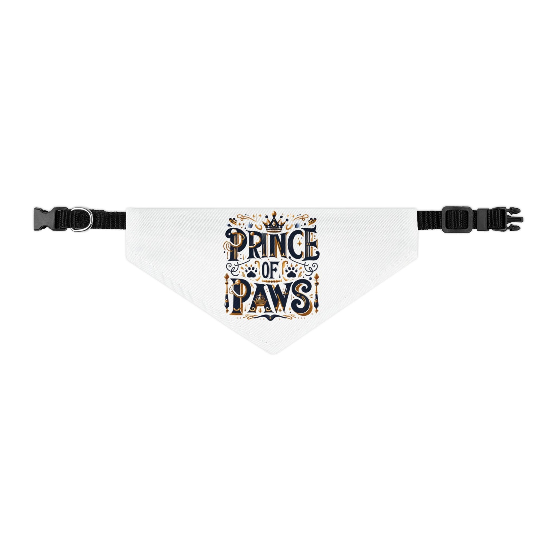 Prince of Paws - Pet Bandana Collar - Creatively Designed Shop