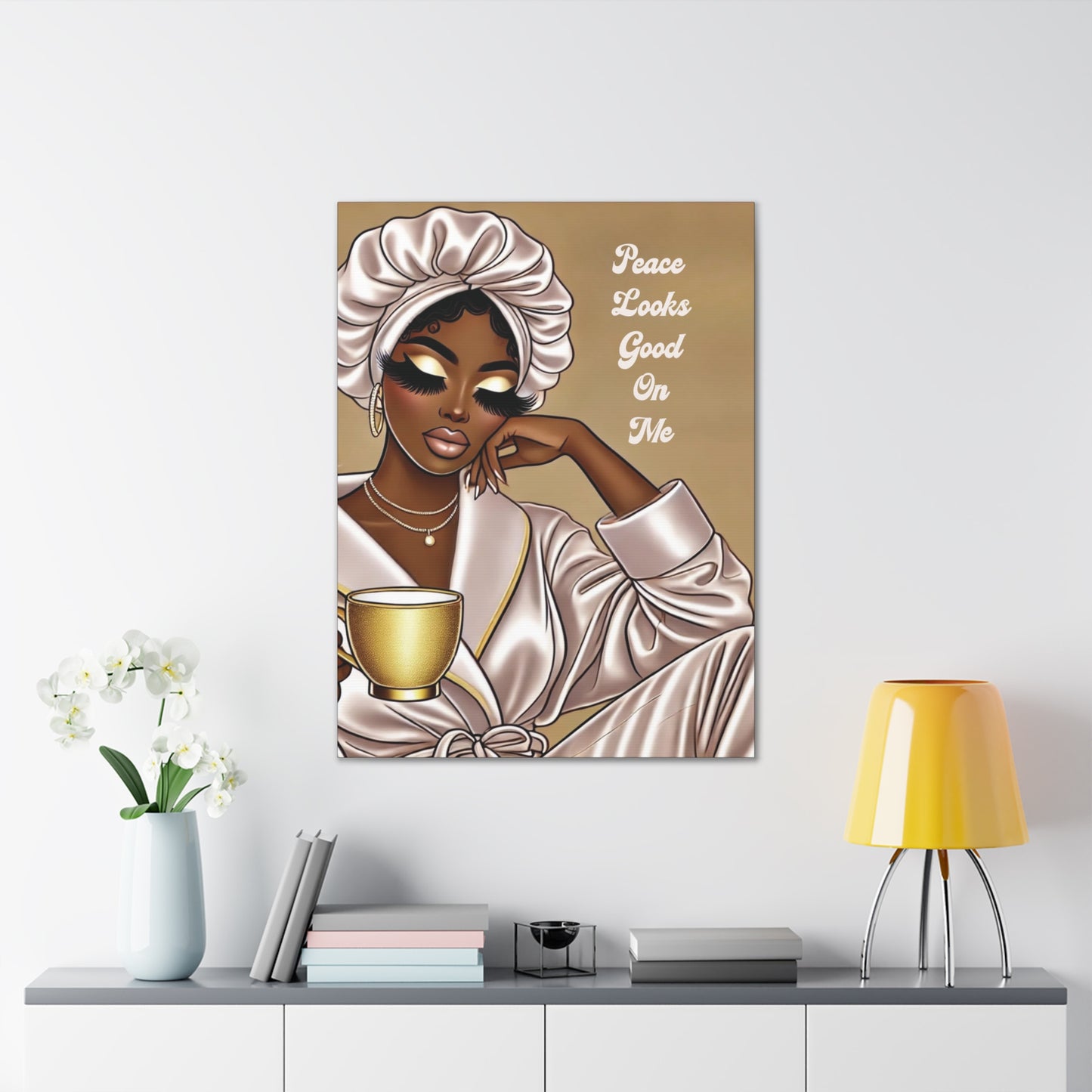 Peace Looks Good On Me - Canvas Art