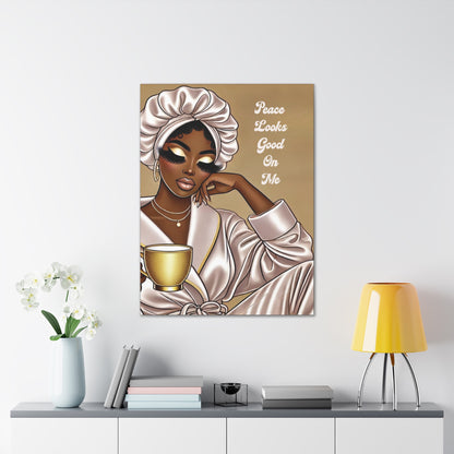 Peace Looks Good On Me - Canvas Art