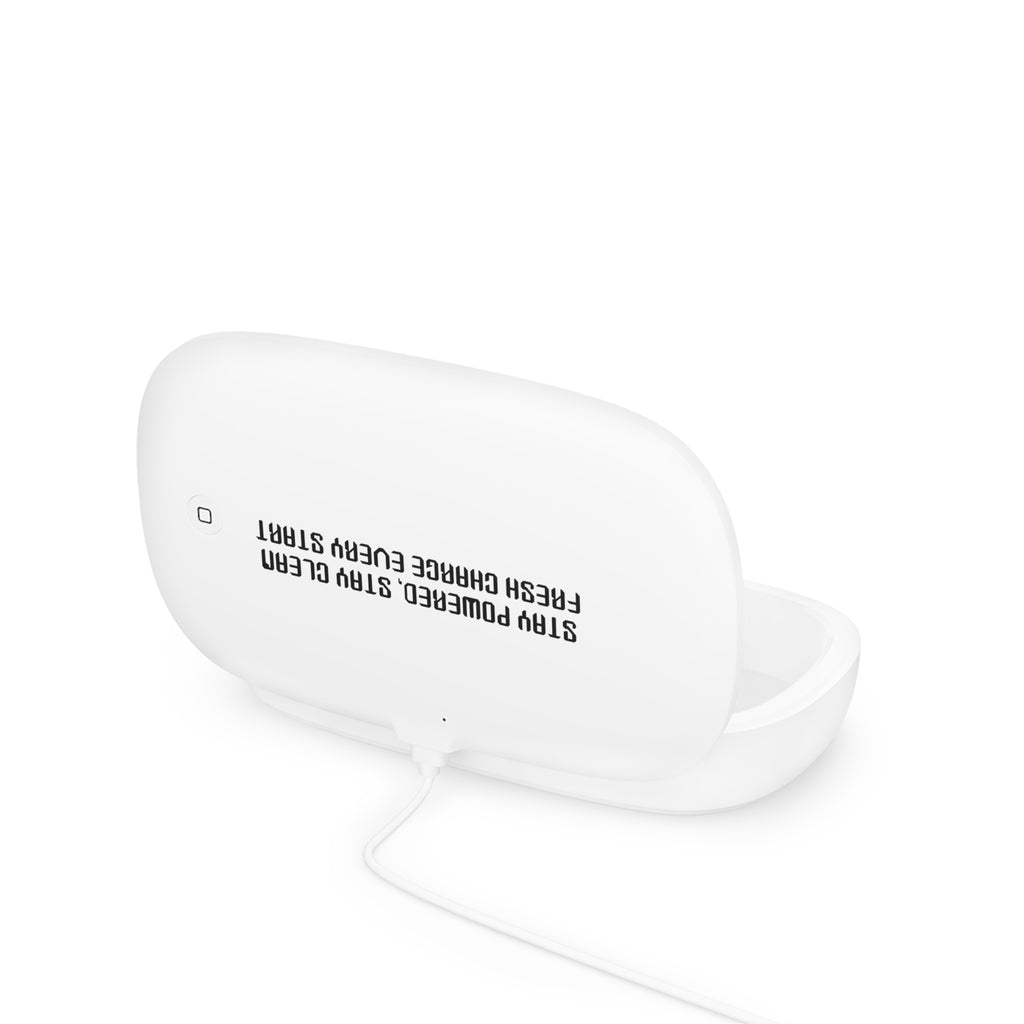 "Stay Powered, Stay Clean" - UV Phone Sanitizer and Wireless Charging Pad