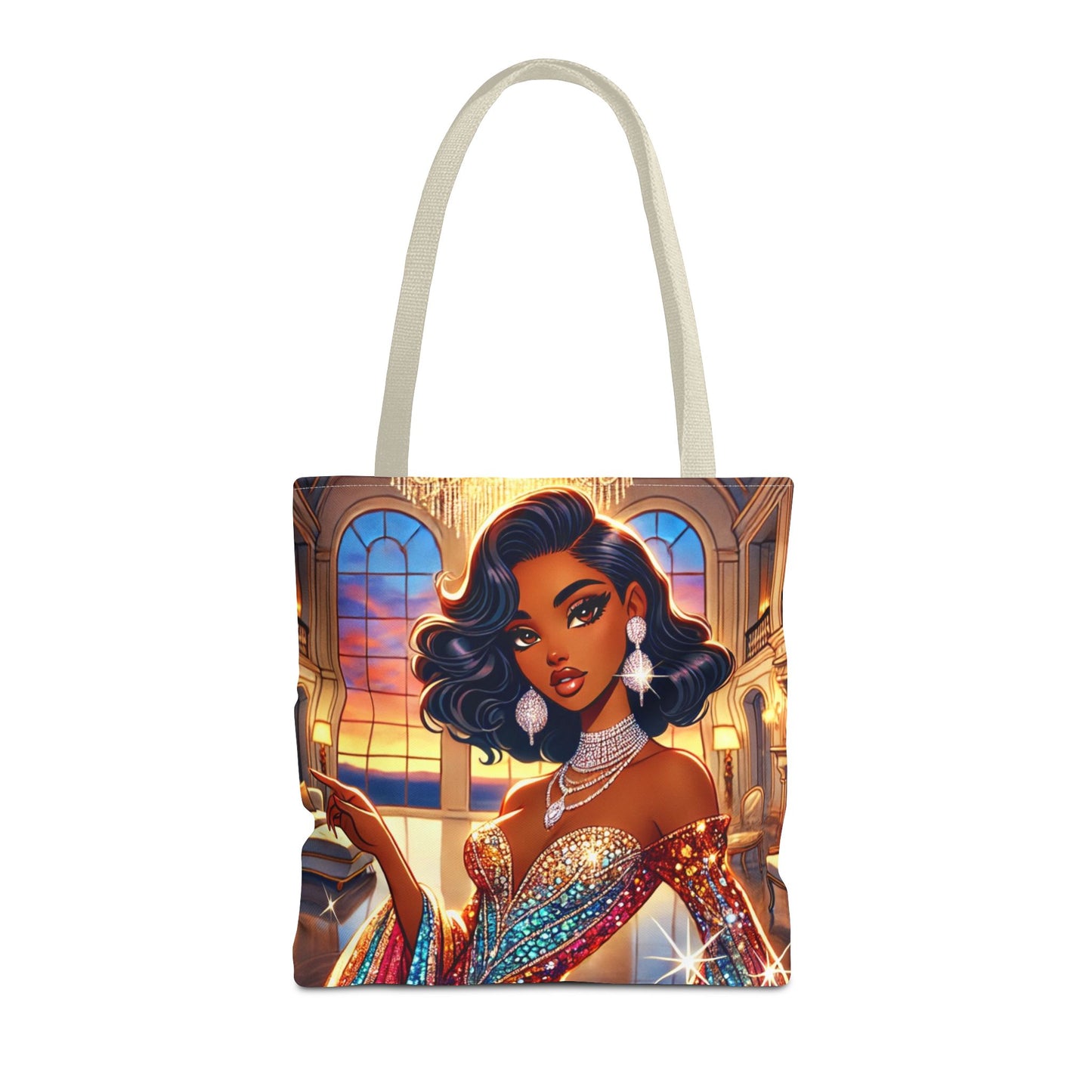 "Elegance Suits Me" (Hazel) - Tote Bag (AOP)