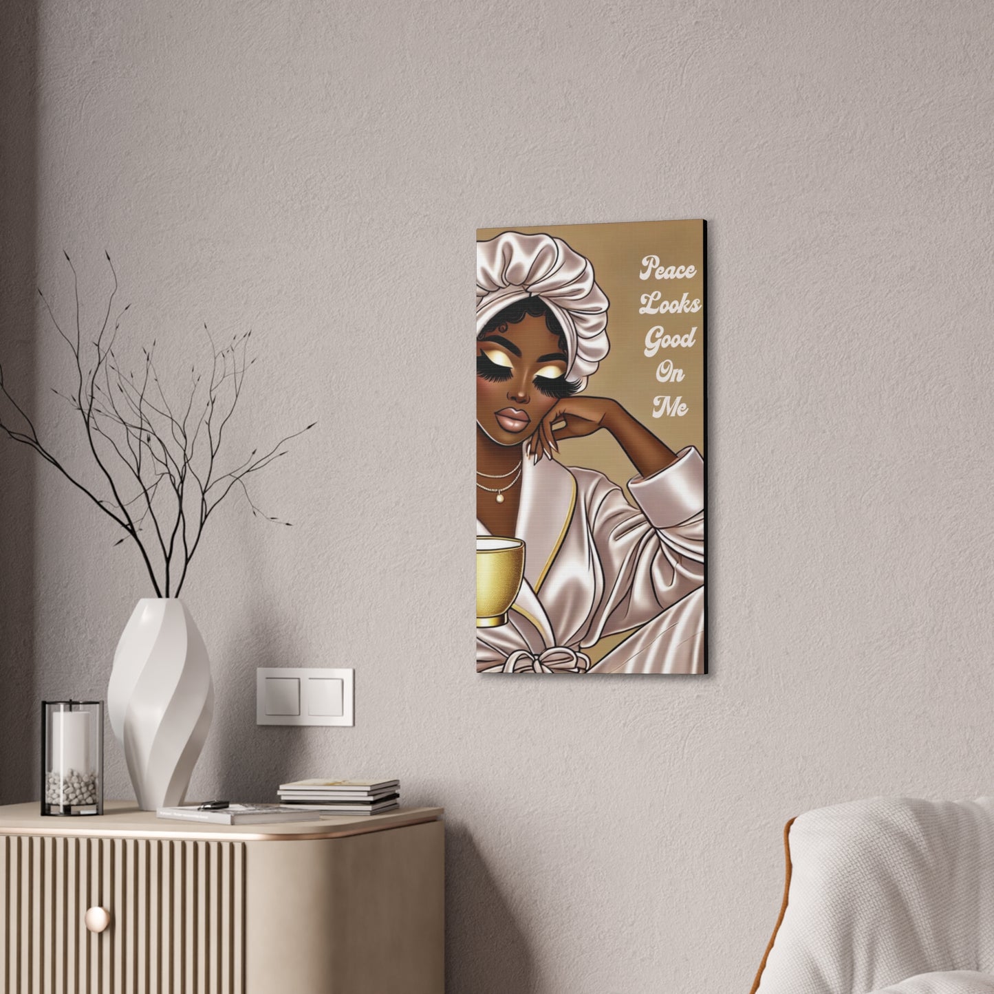 Peace Looks Good On Me - Canvas Art