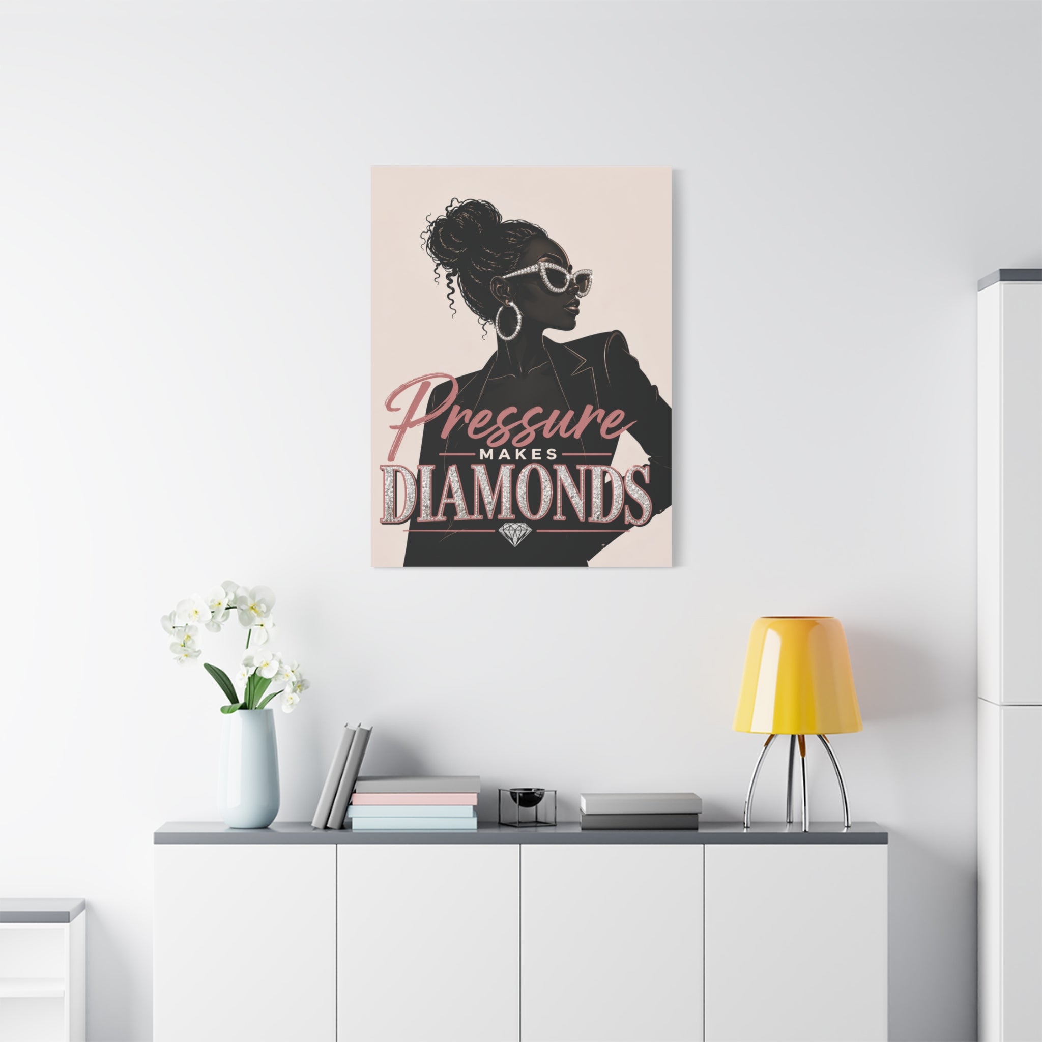Pressure Makes Diamonds - Matte Canvas Wall Art