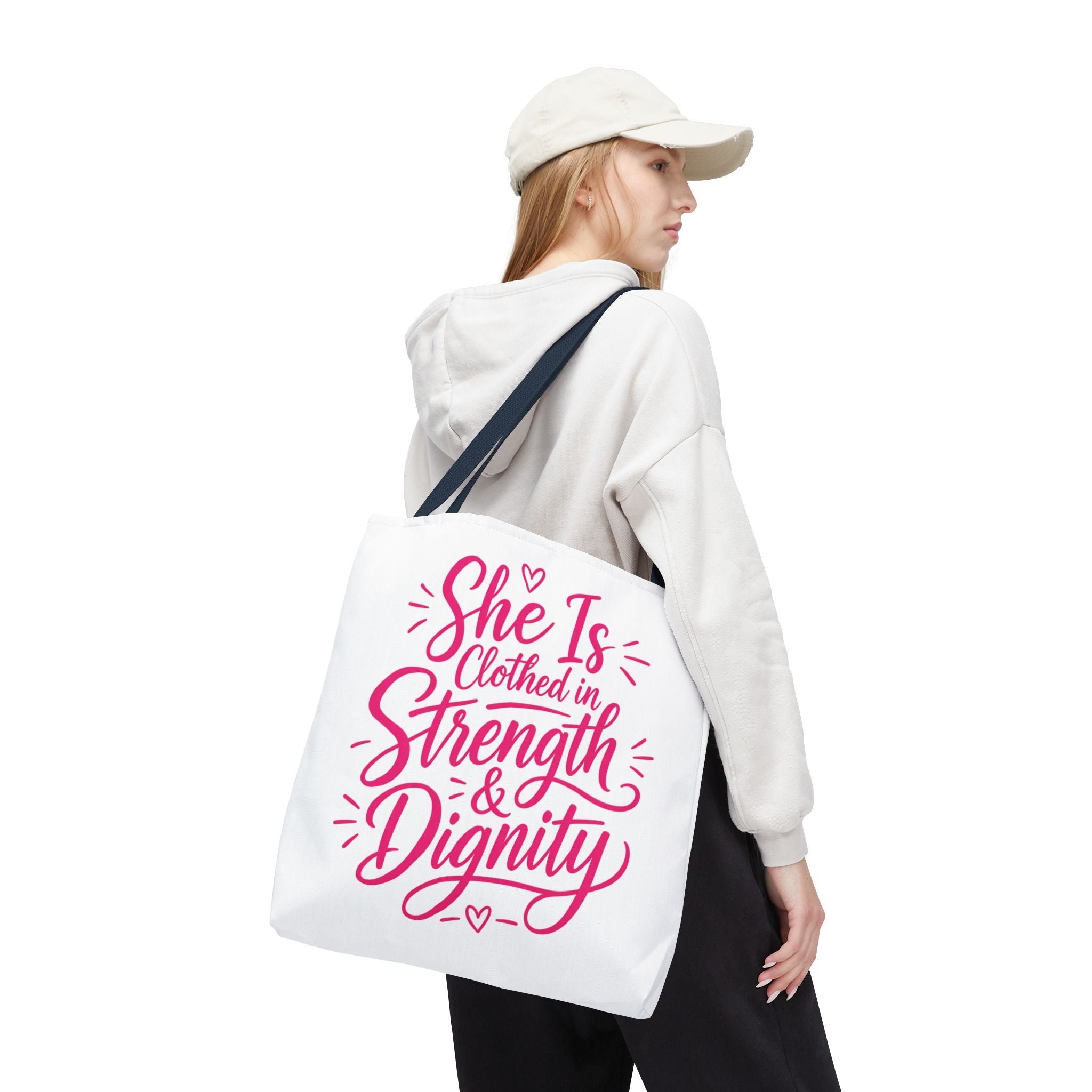 She Is Clothed in Strength & Dignity - Tote Bag