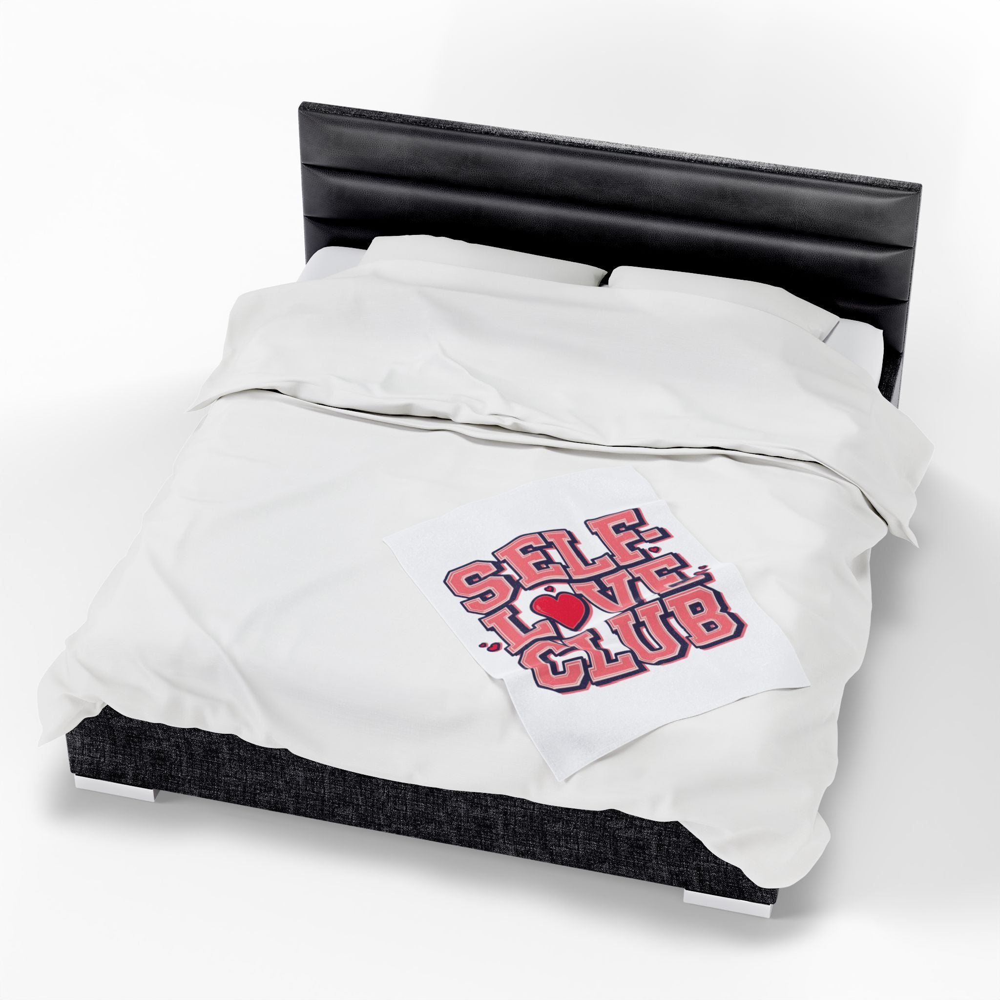Self-Love Club – Plush Velveteen Blanket