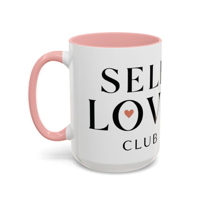 Self Love Club – Accent Coffee Mug